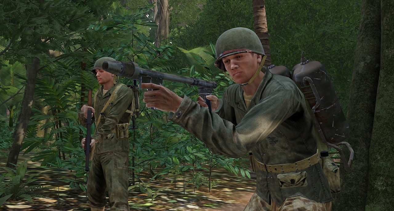 Мод Burn 'em - огнемёты для ARMA 3