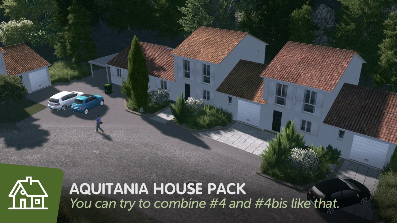 Скачать мод Aquitania House Pack для Cities Skylines