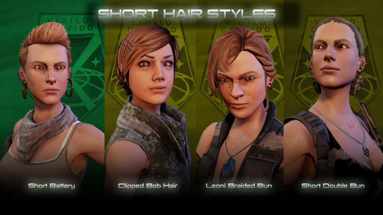 мод WOTC Female Hair Pack для XCOM 2