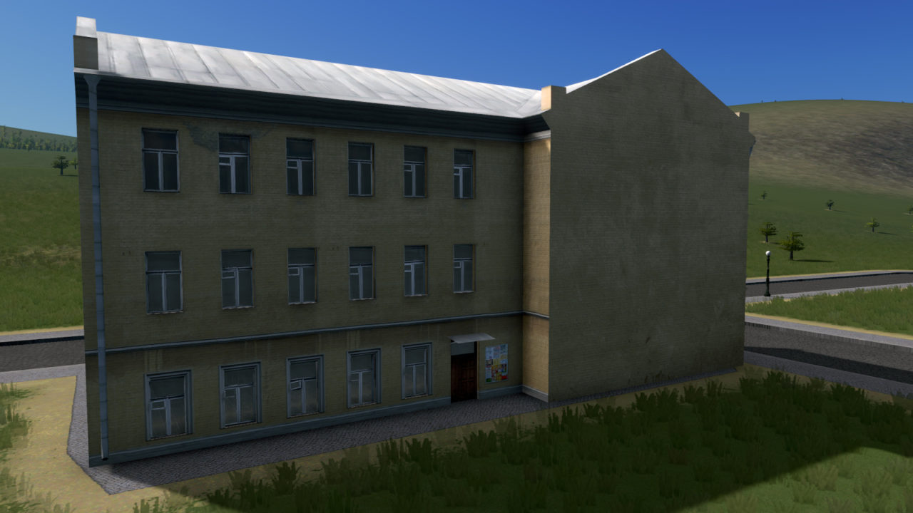 Скачать мод здания Большая Полянка для Cities Skylines