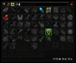 Bagnon - аддон инвентаря для WoW Classic и Актуал