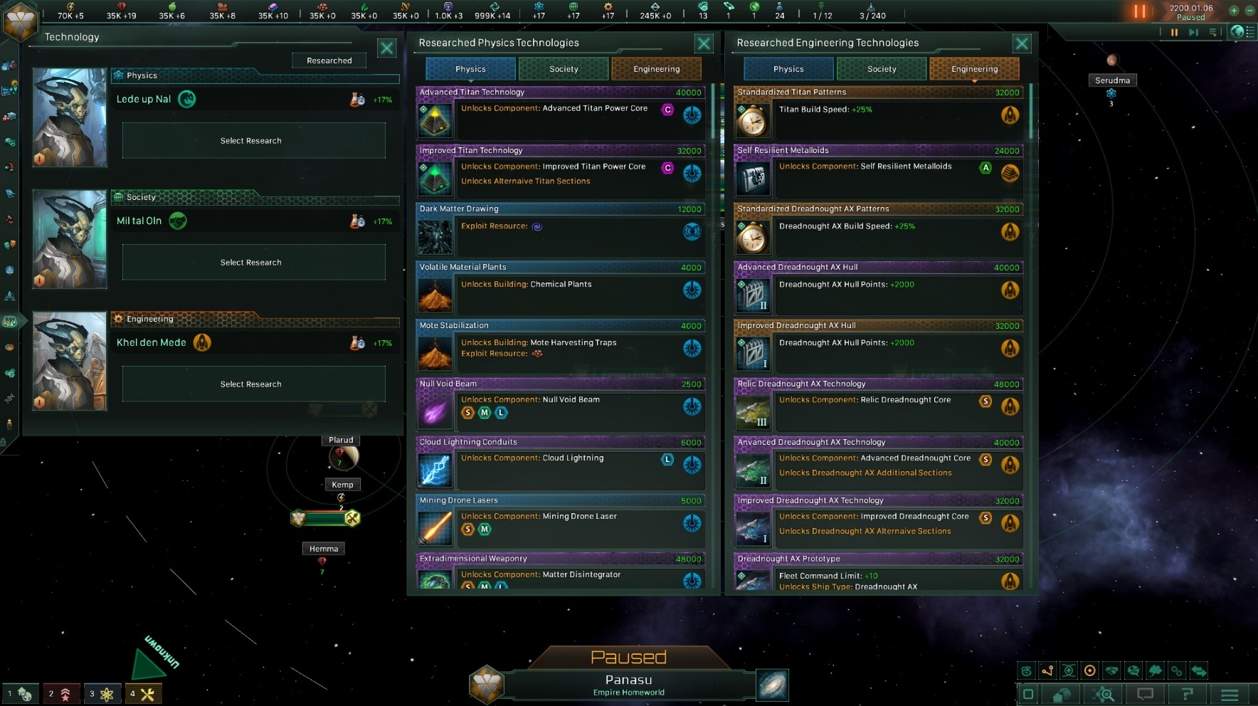Мод на Древний Дредноут и Улучшенный Титан для Stellaris