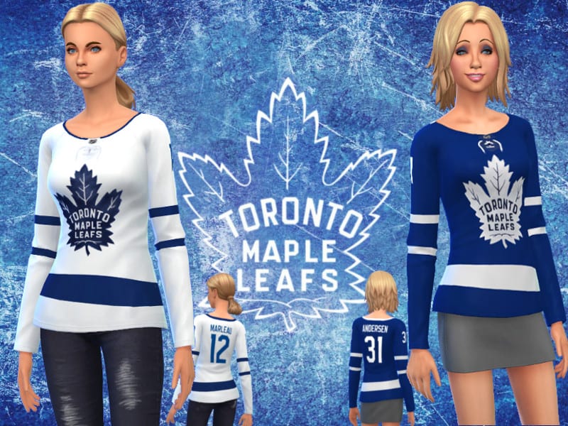 Ladies Toronto Maple Leafs jerseys
