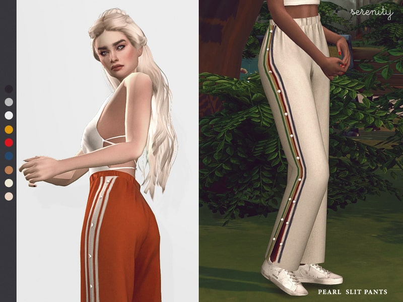 Pearl Slit Pants